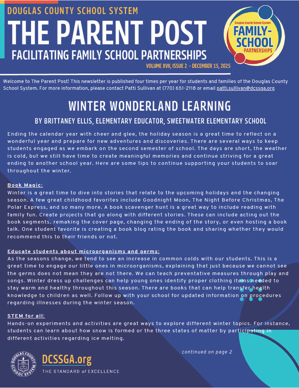 English Parent Post Front Page December 2025