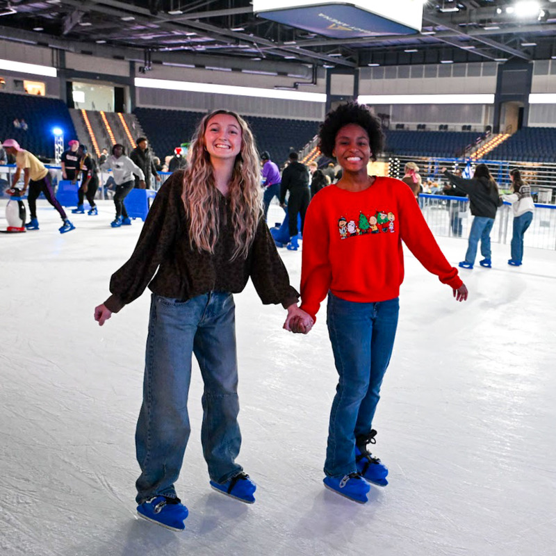 AHS students ice skate