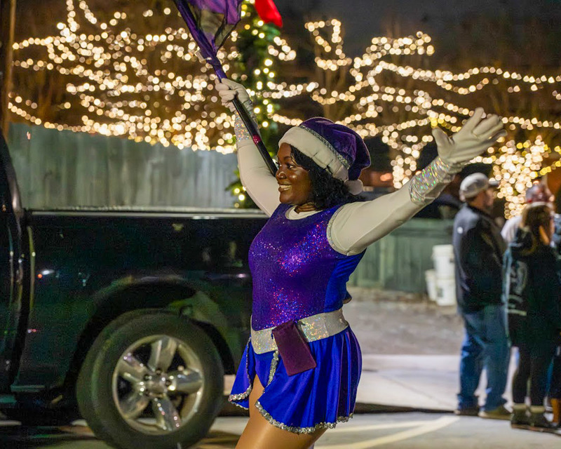 CHHS dance team at Christmas Parade.