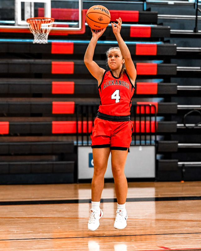 Isabella “Bella” Italiano shoots a jump shot during practice.