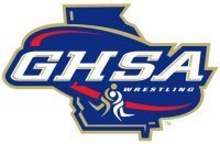 GHSA wrestling logo
