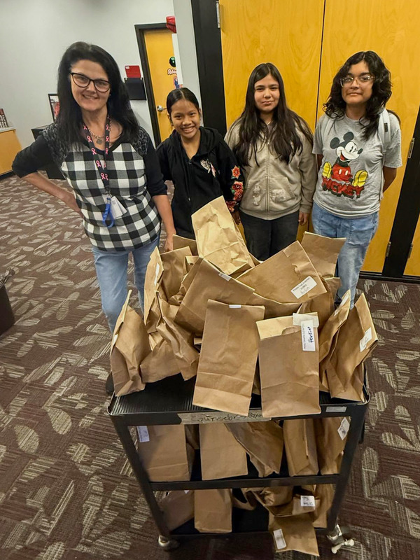 Turner students and staff with PBIS rewards