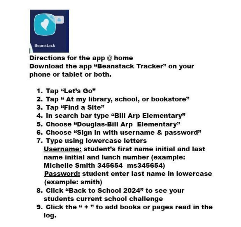 Beanstack App English