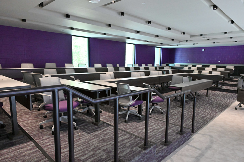 Chapel Hill High's new academic building includes a lecture hall that can be used for the school's Speech and Debate program.
