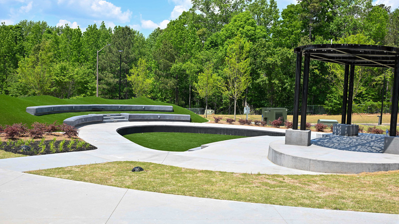 The new amphitheater space at CHHS