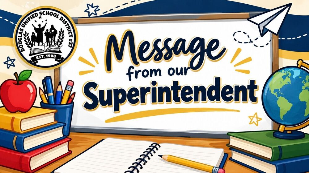 Message from our Superintendent