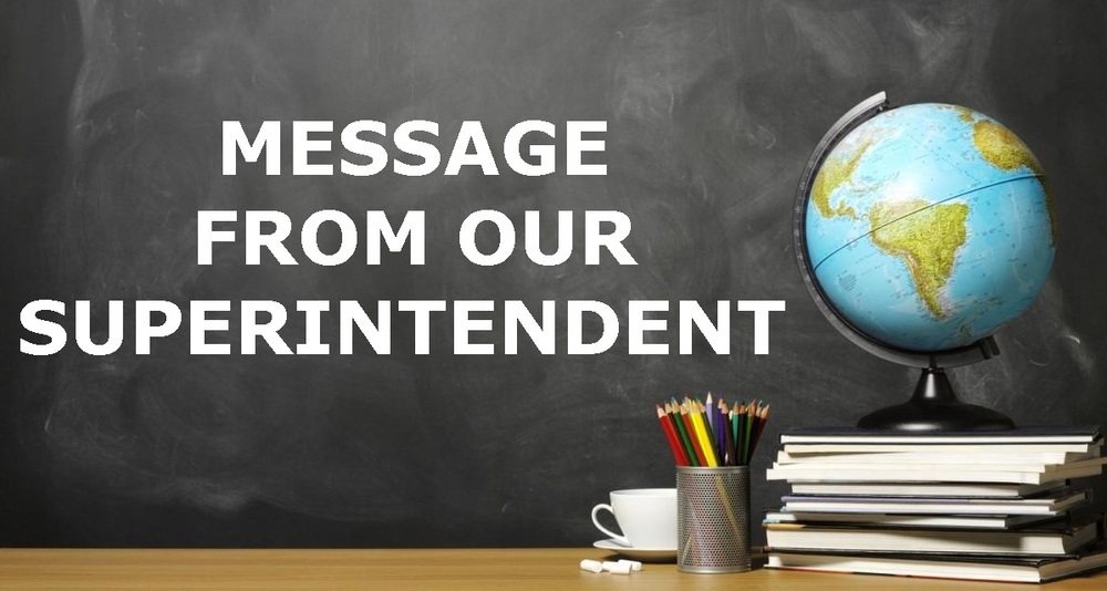 Important Message from Superintendent Samaniego
