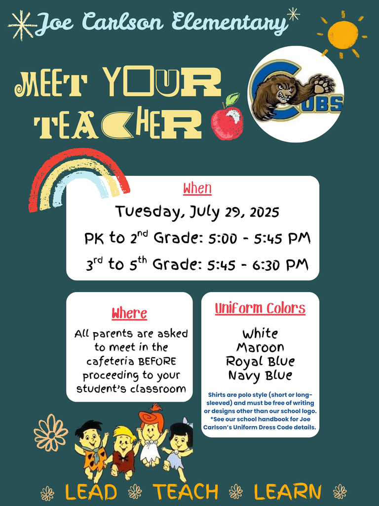 Joe Carlson Meet the Teacher Night