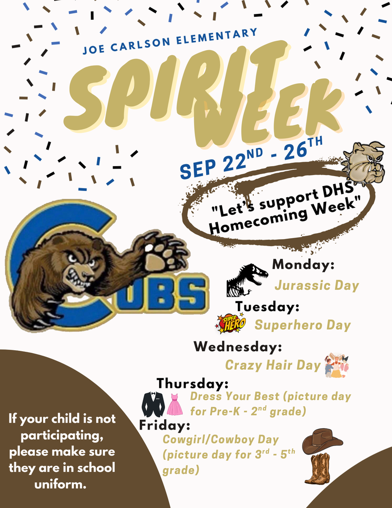Homecoming Spirit Week September 2025