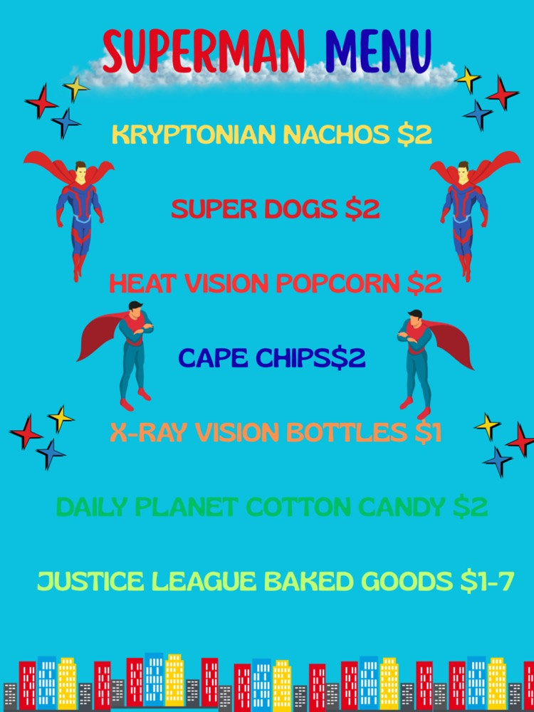 Superman Menu