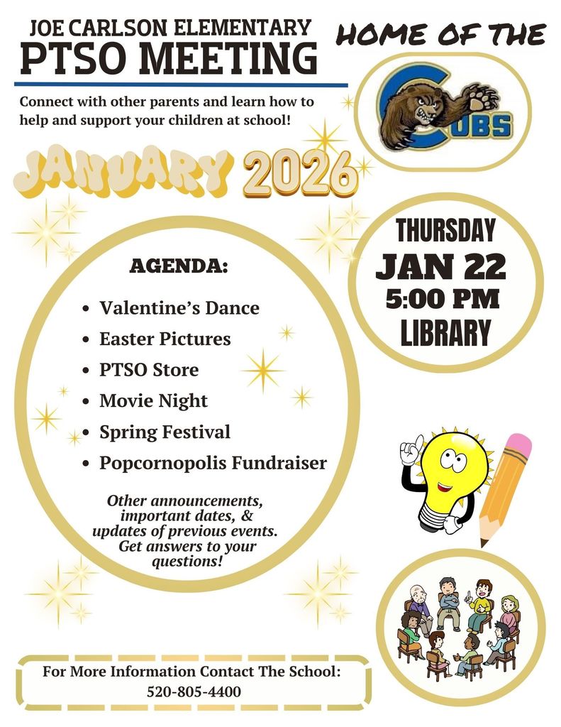 PTSO Parent Meeting January 22 2026