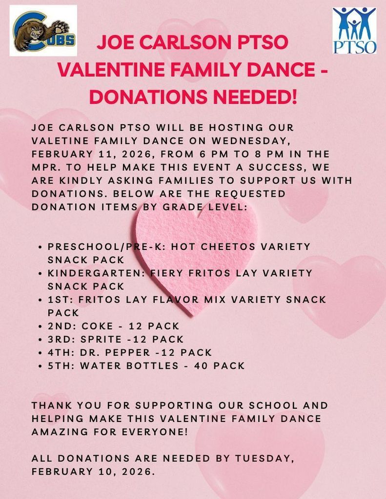 Valentines Donations 