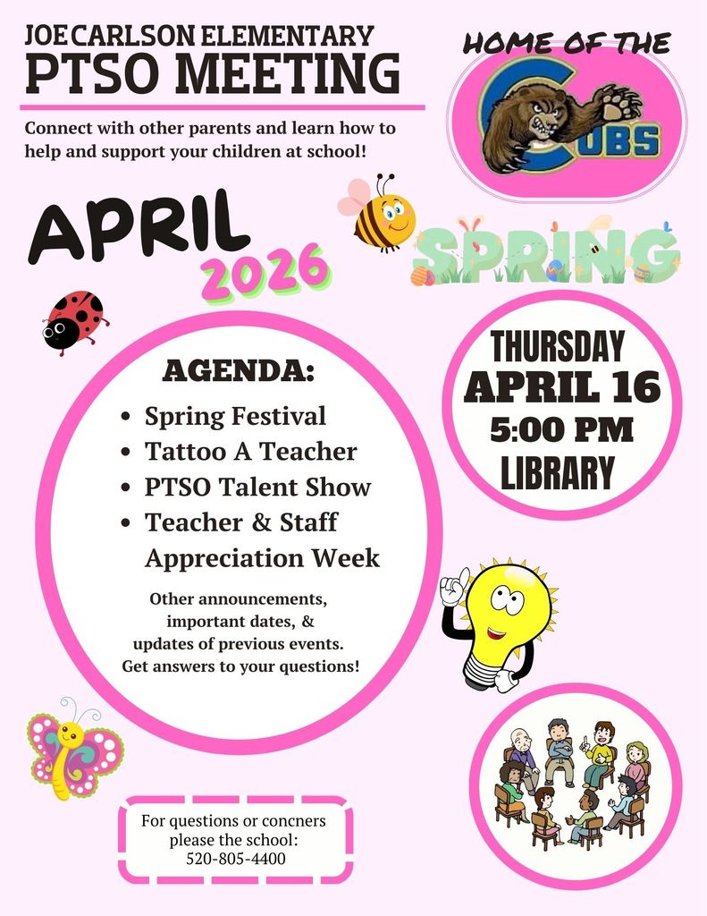 PTSO Meeting 04/16/2026