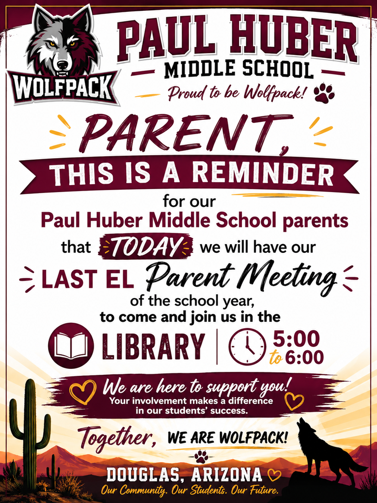 EL  Parent Meeting Flyer
