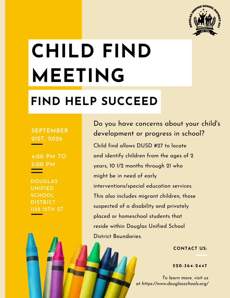 Child Find Meeting Flyer
