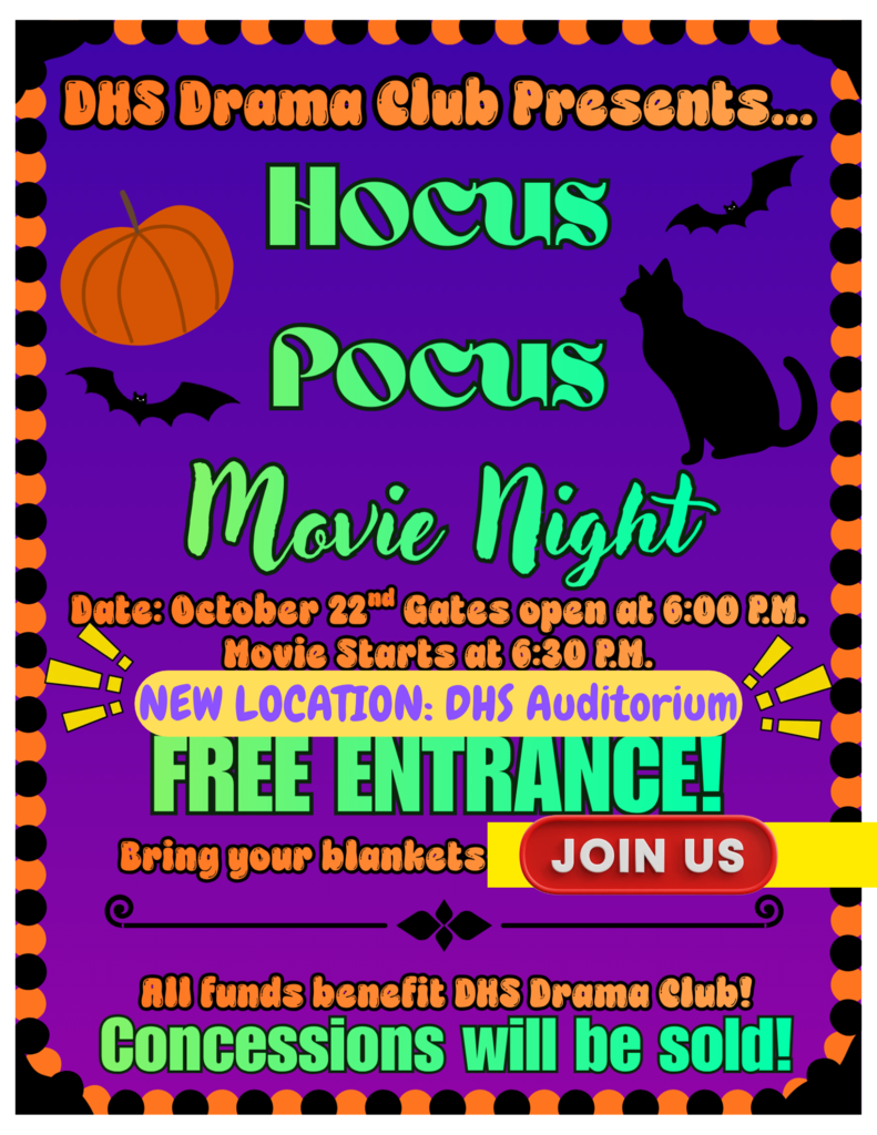 Hocus Pocus Movie Night 10-22-26