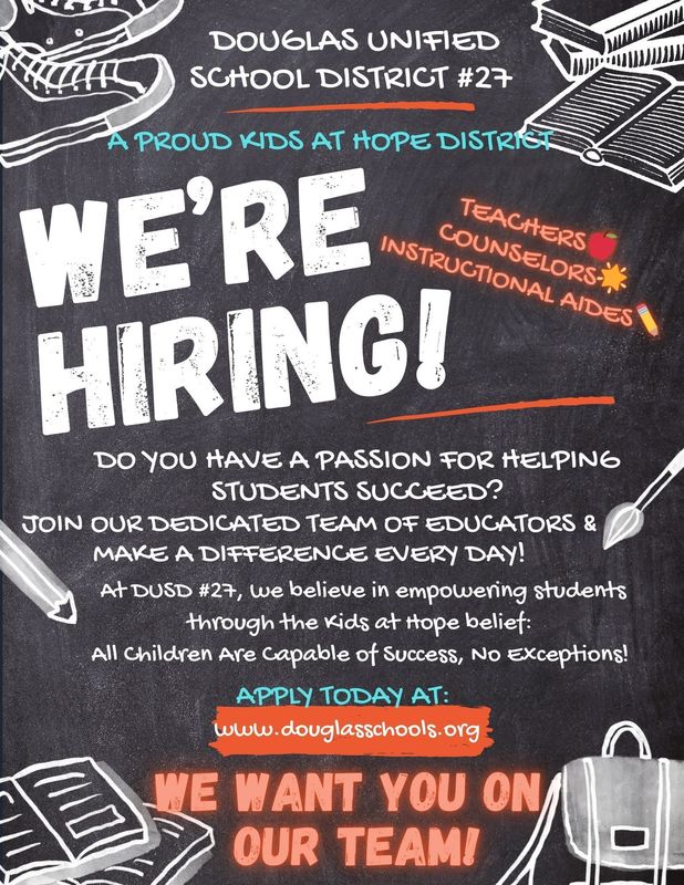 We're Hiring