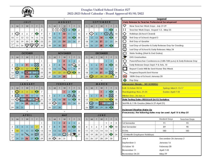 22-23 District Calendar