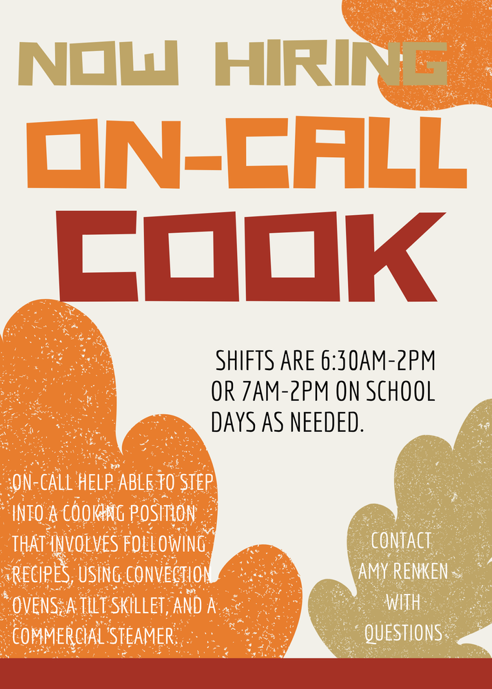 Hiring Cook