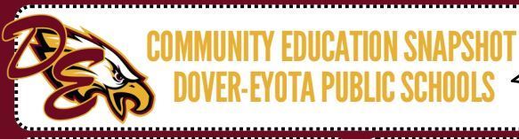 Community Ed Fall