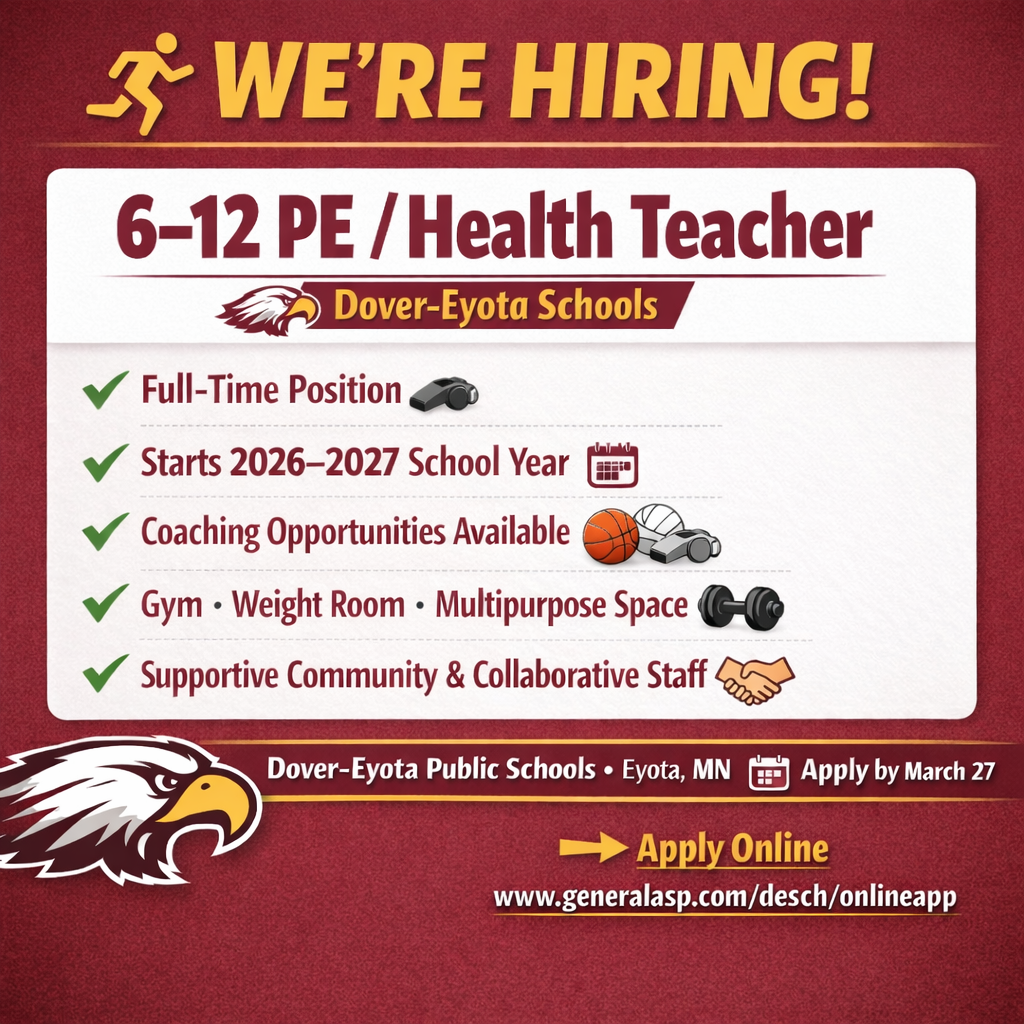 PE/ Health Teacher for 26-27