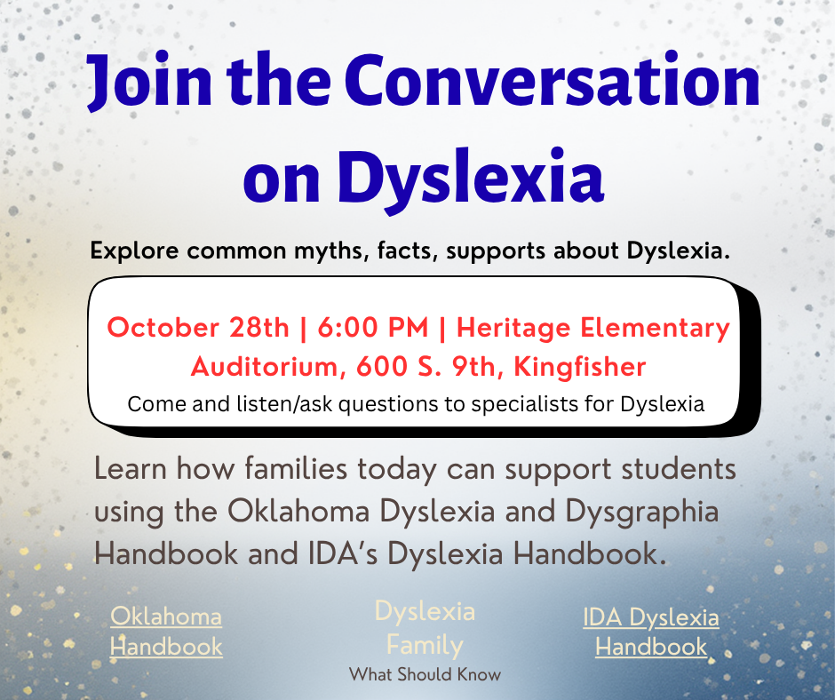 Join the Conversation on Dyslexia