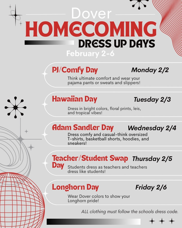 HOCO dress up days