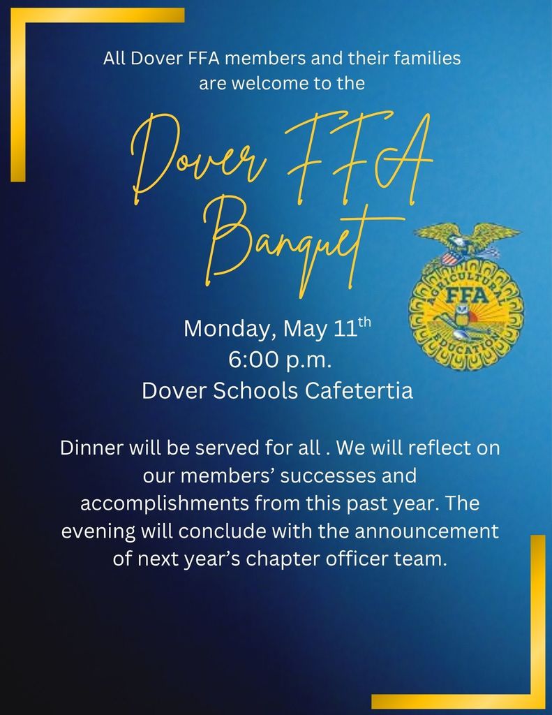 Dover FFA Banquet