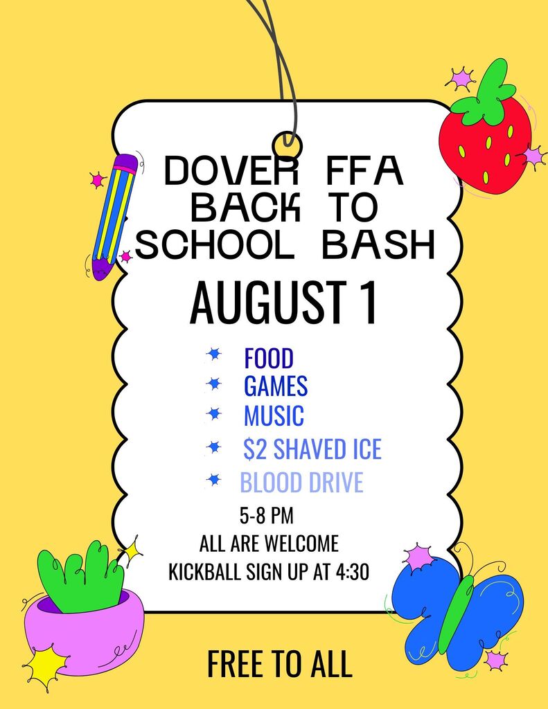 Back To School Bash August 1st 