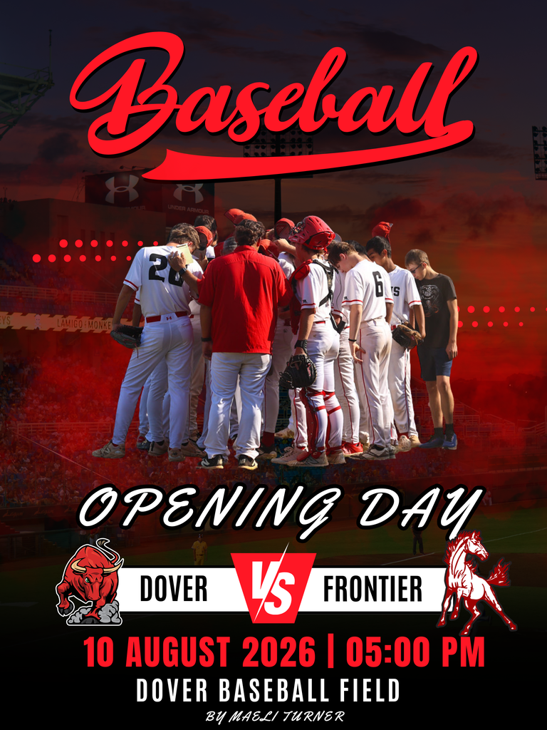 Baseball Opening Day vs Frontier Mustangs 5:00 pm