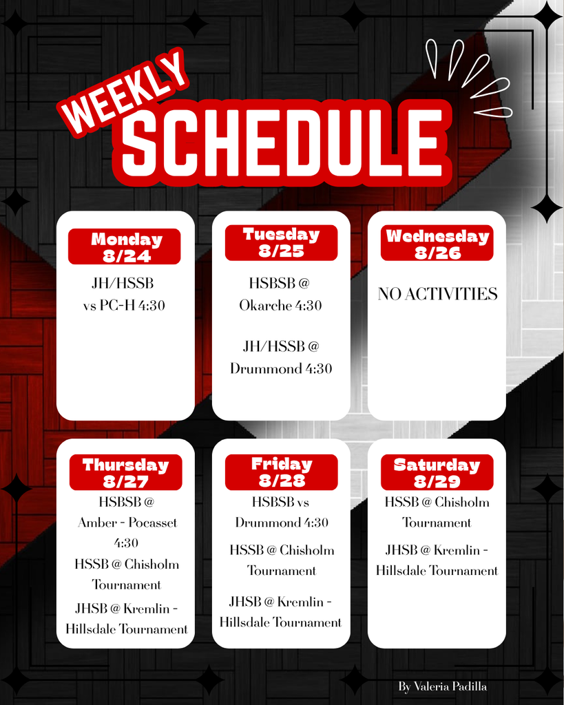 Weekly Schedule