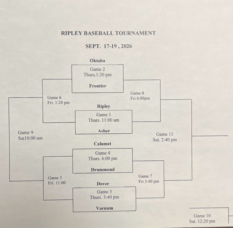 Ripley tournament bracket