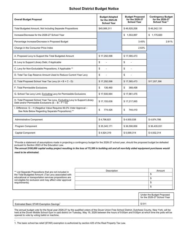 budget newsletter