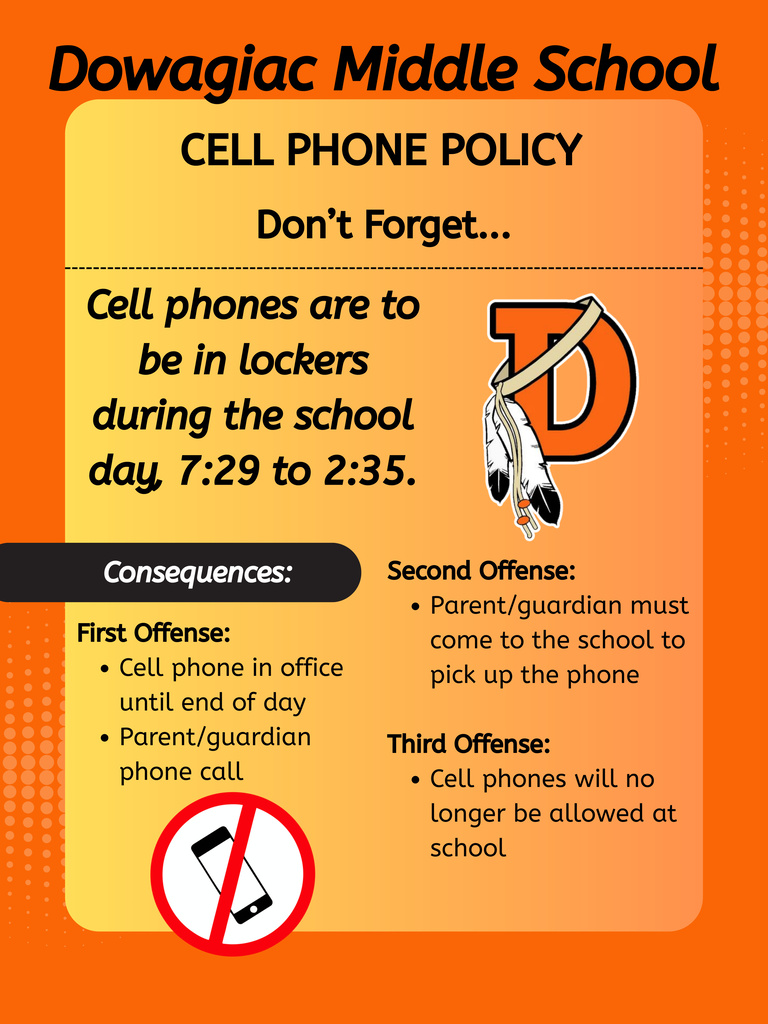 DMS Cell phone policy