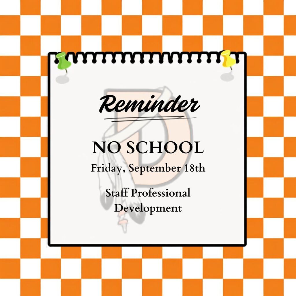 No School Friday, September 18th