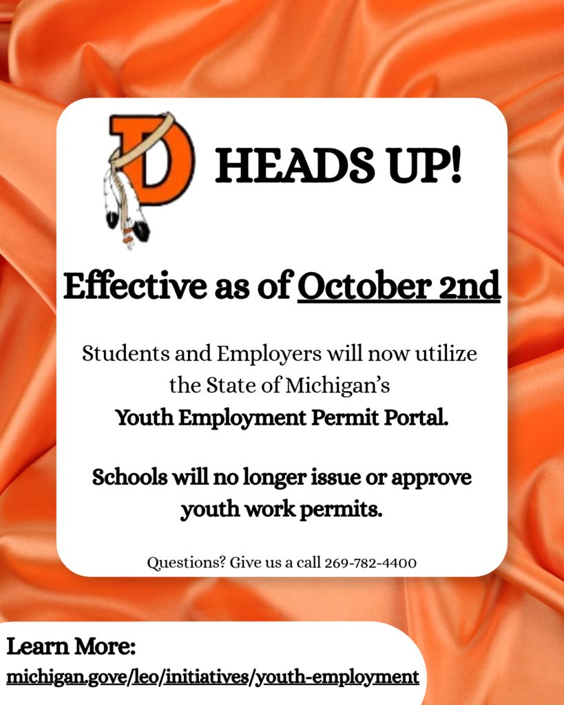 Work permit notice