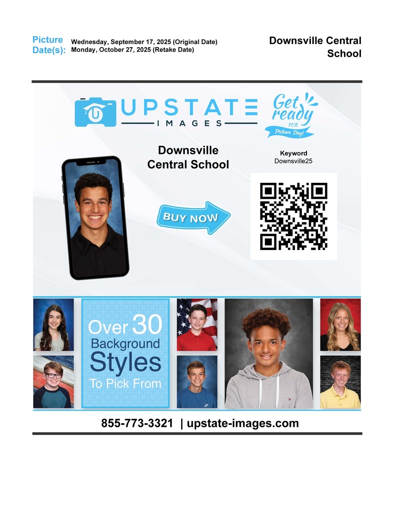 school picture day flyer