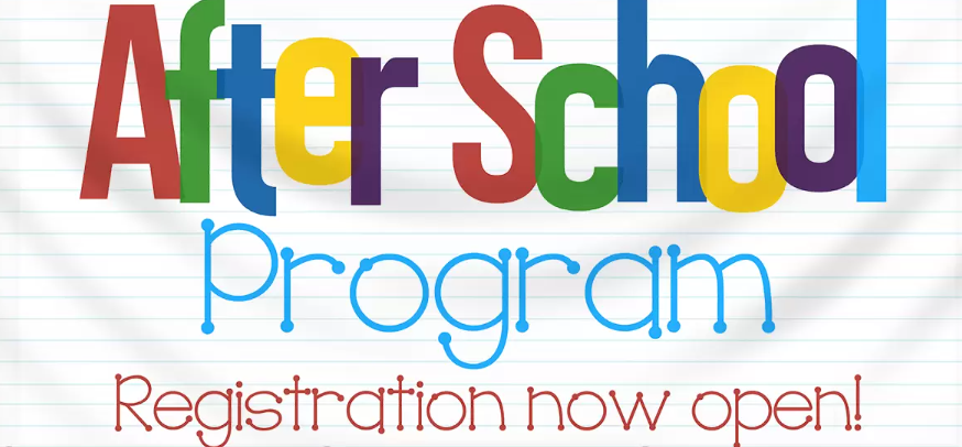 after school program on lined paper
