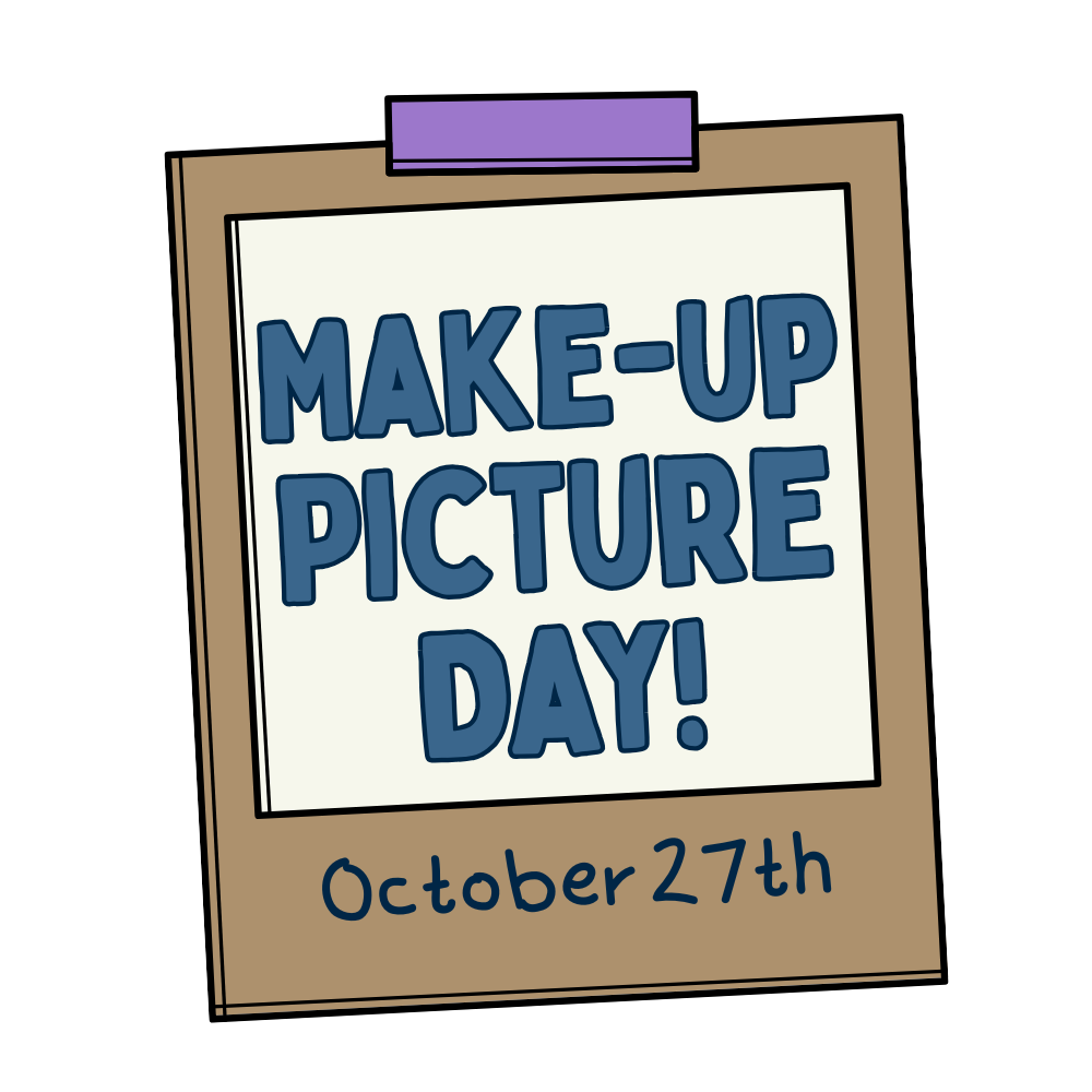 clip board with photo day retake message