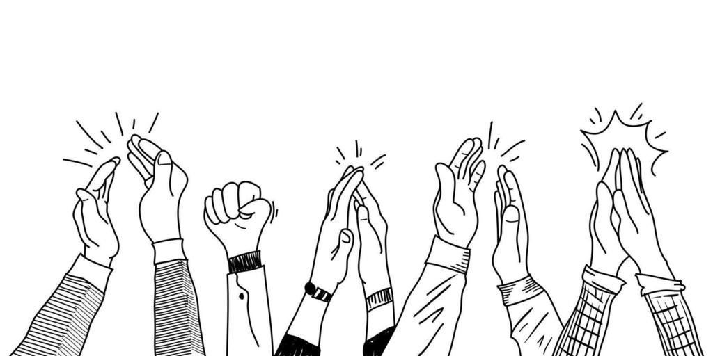 clipart of clapping hands