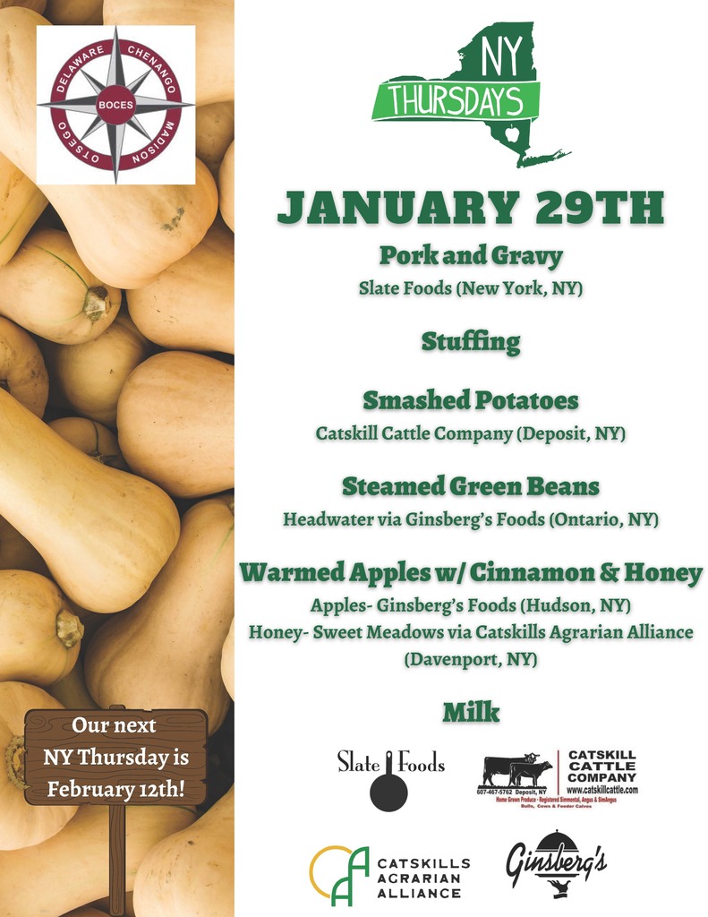 squash in border of menu page