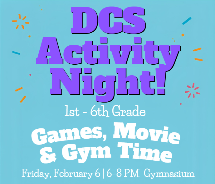 school activity night flyer