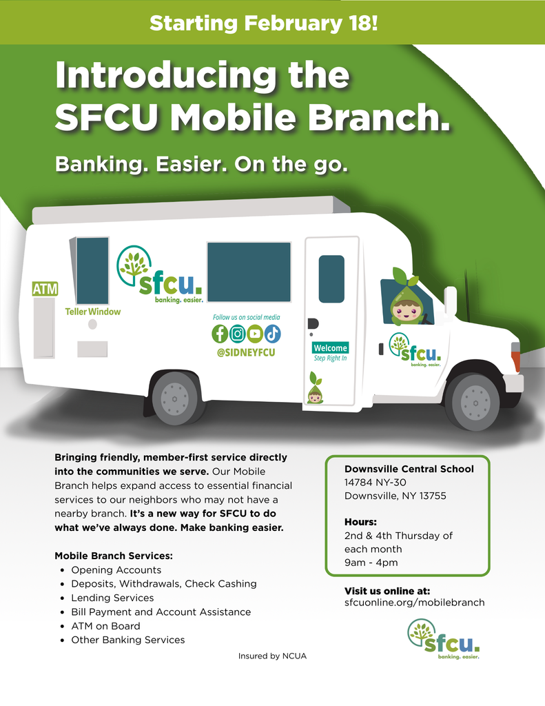 clipart of a mobile banking van