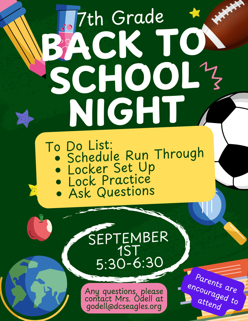 poster with icons and images for back to school