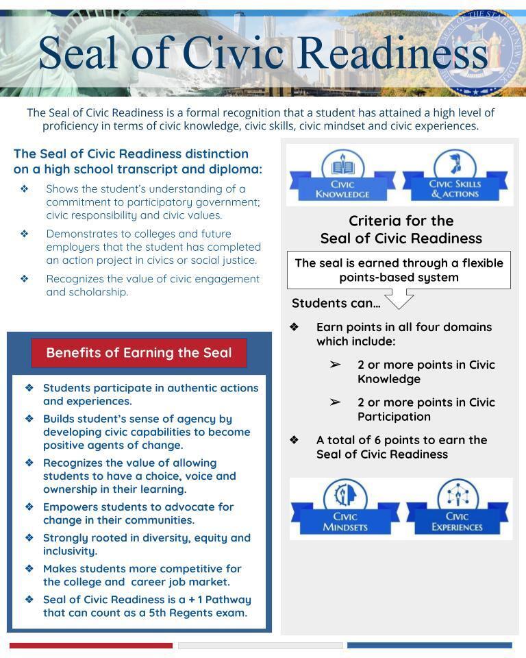 info on the seal of civic readiness
