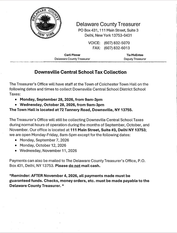 delaware county logo on letterhead