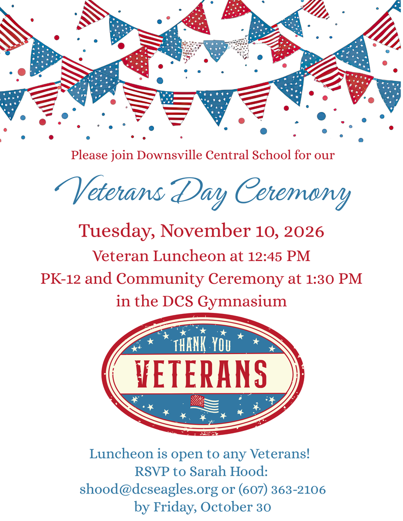 veterans day flyer with clipart