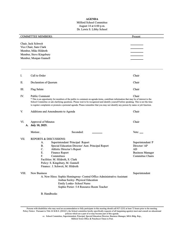 Agenda 8/14/25