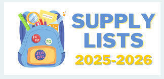 SY 24-25 GES School Supply Lists