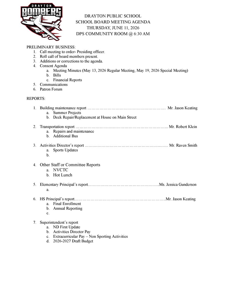agenda